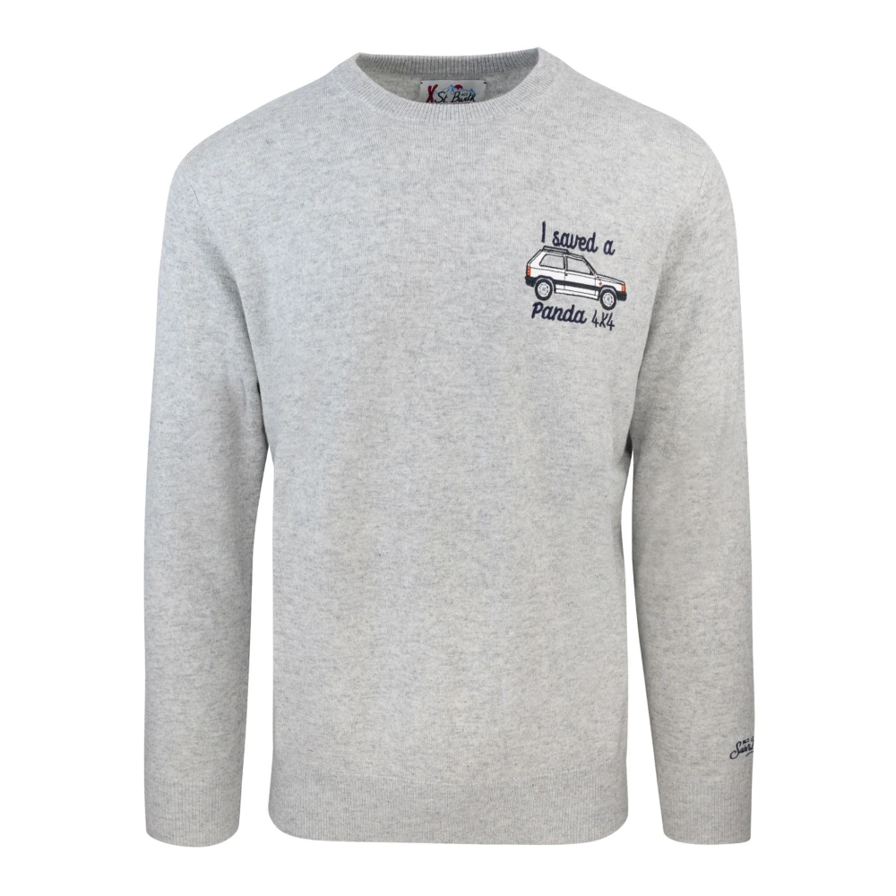 MC2 Saint Barth Elegante Grijze Trui Gray Heren