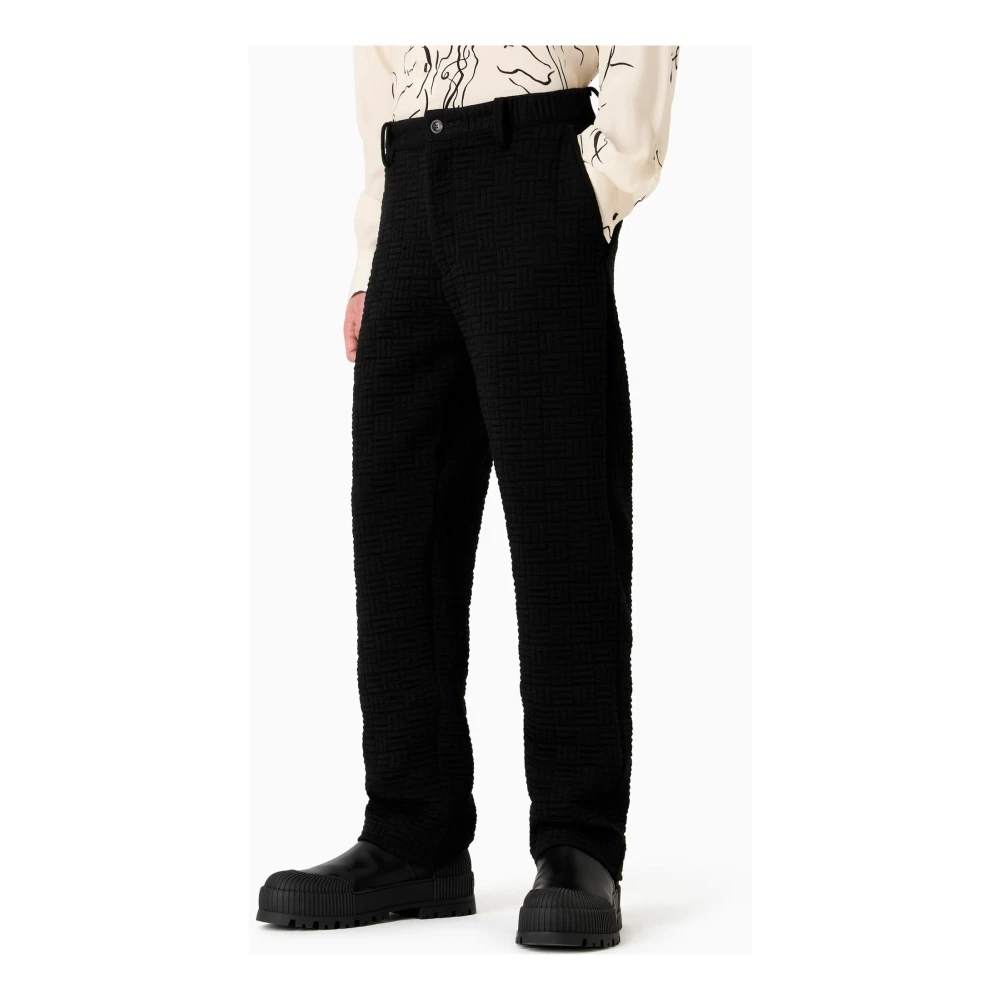Emporio Armani Trousers Black Heren