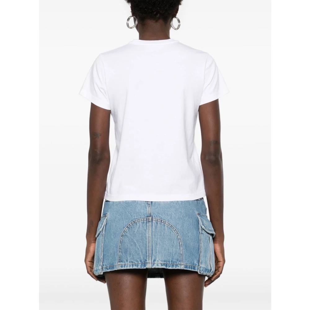 alexander wang Witte T-shirts & Polo's voor vrouwen White Dames