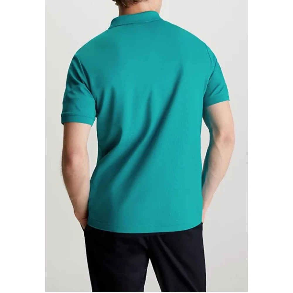 Calvin Klein Heren Slim Fit Polo Green Heren