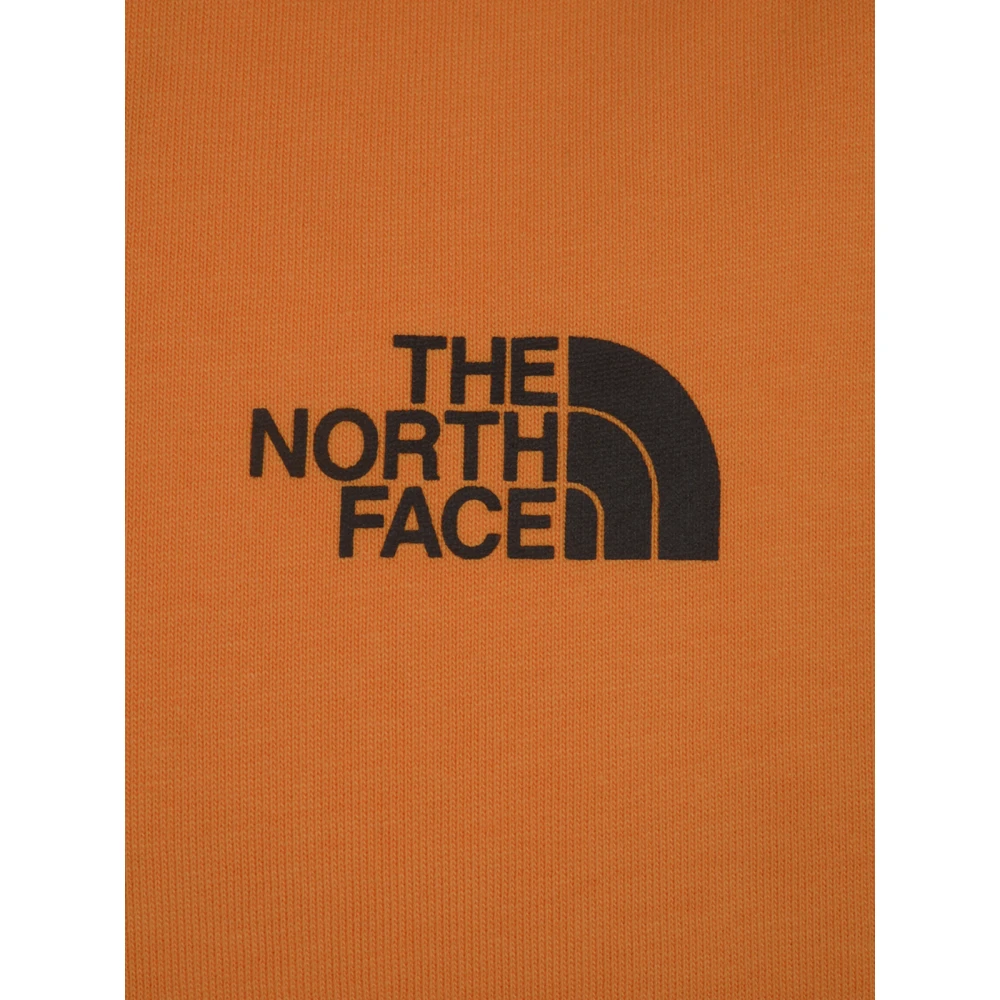 The North Face Grafisch T-shirt in abrikoos glazuur Orange Heren