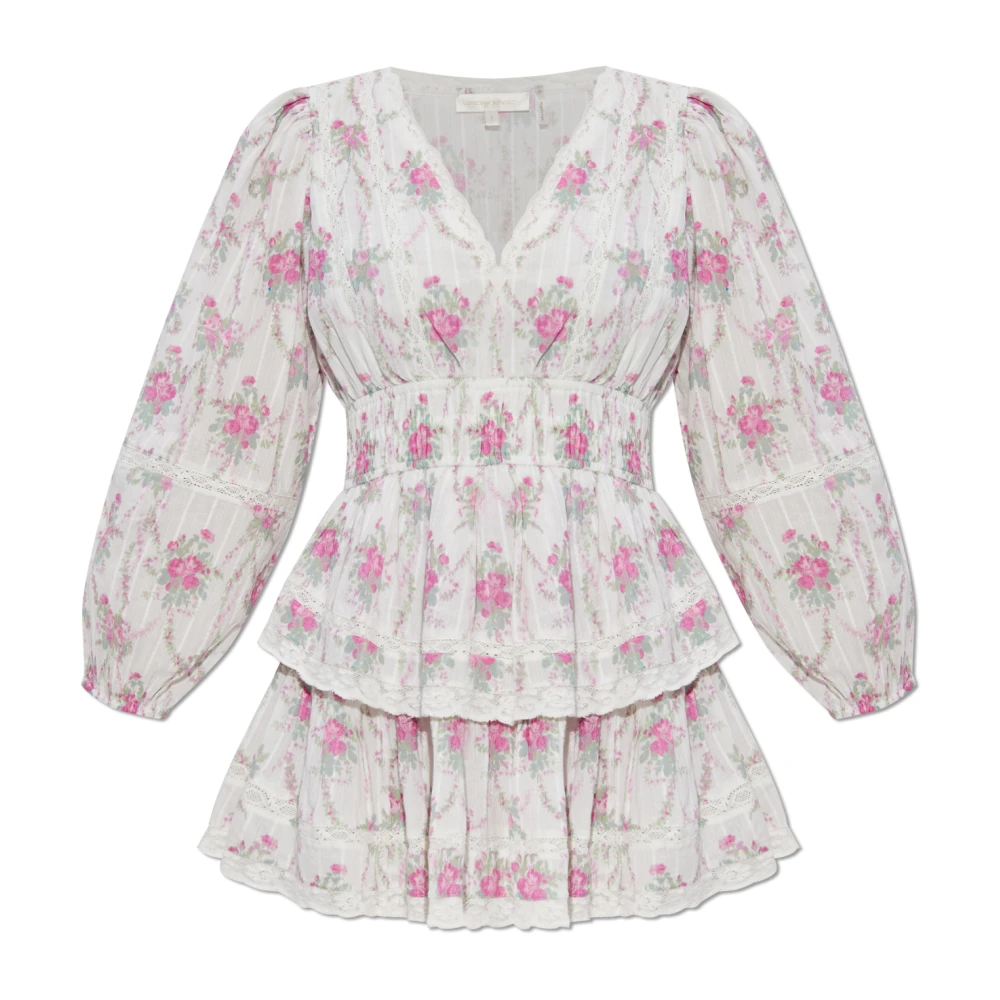 Loveshackfancy Jurk Rosamina White Dames