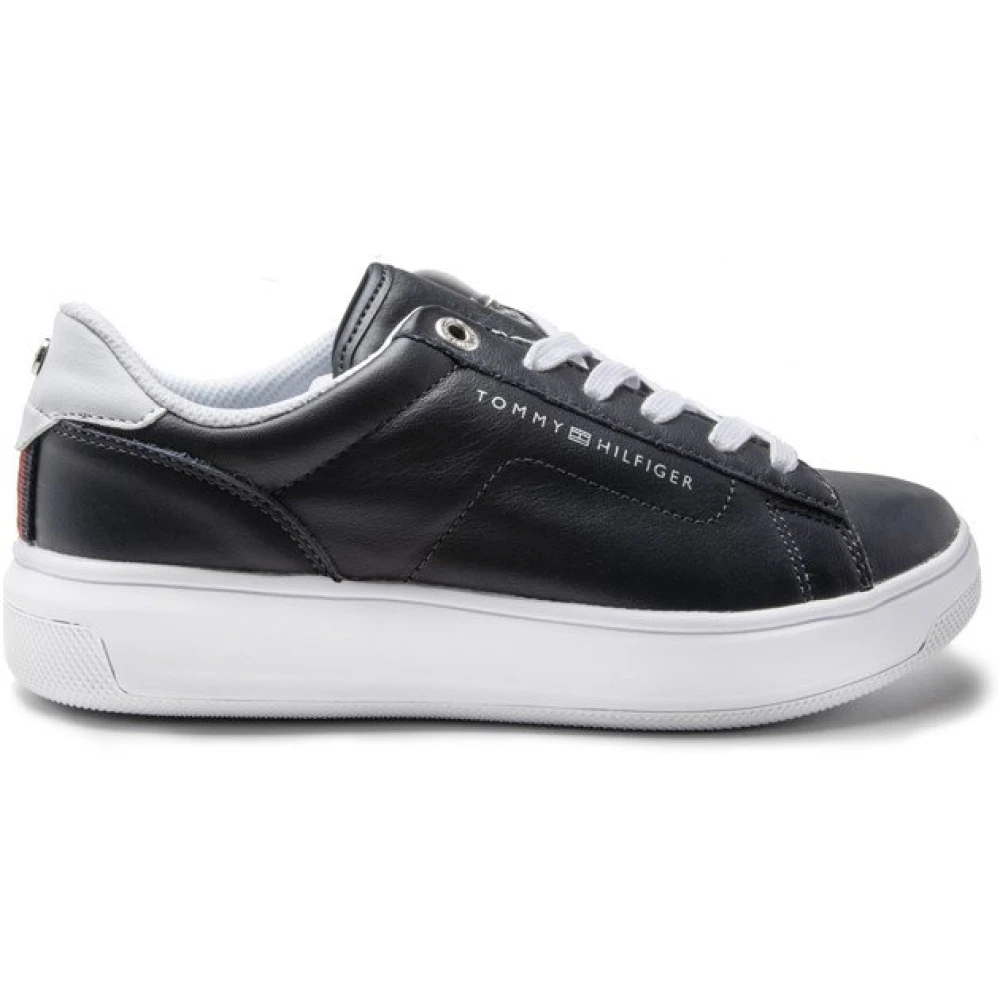 Tommy Hilfiger Platform Sneaker Trainers Heren Schoenen Zwart