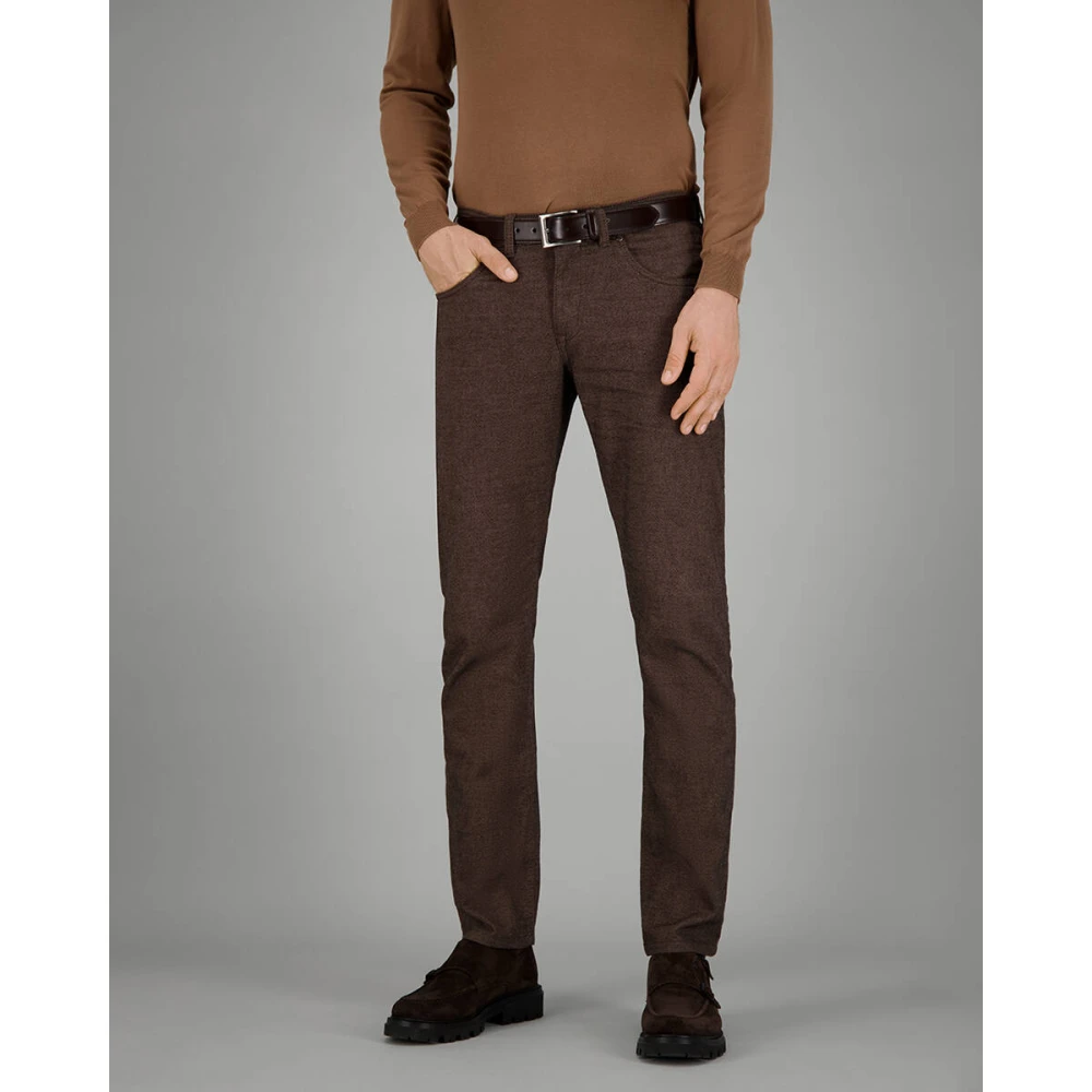 Gardeur Moderne Fit 5-Pocket Broek Brown Heren