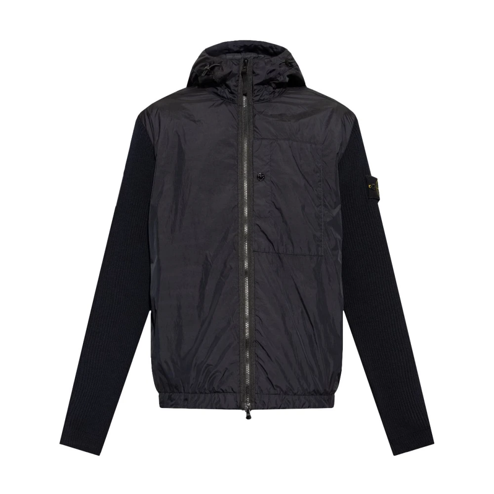 Stone Island Blauwe Jassen voor Mannen Blue Heren