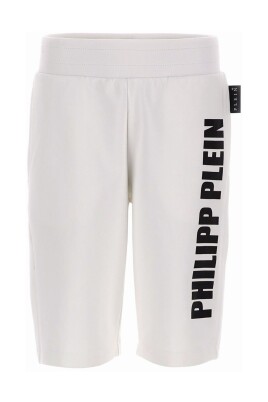 white-cotton-shorts-with-printed-logo