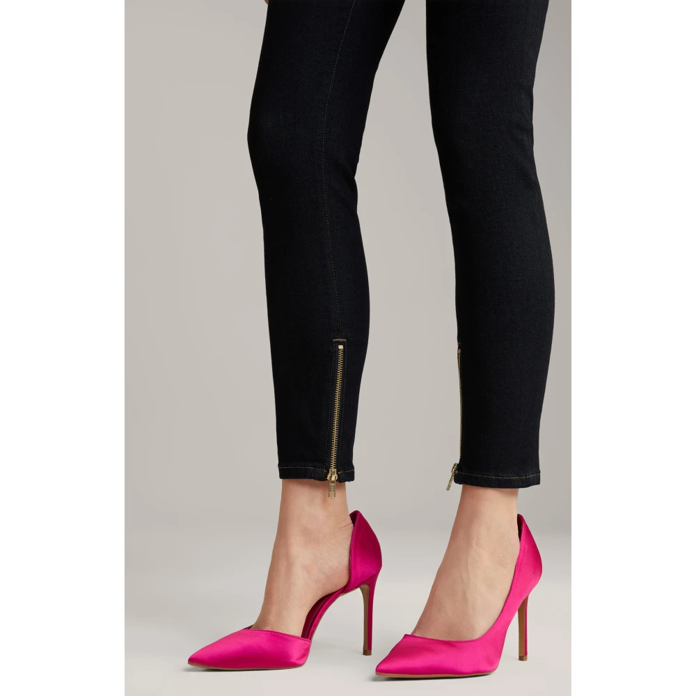 Joop! Slim Fit Donkerblauwe Jeans met Gouden Details Black Dames