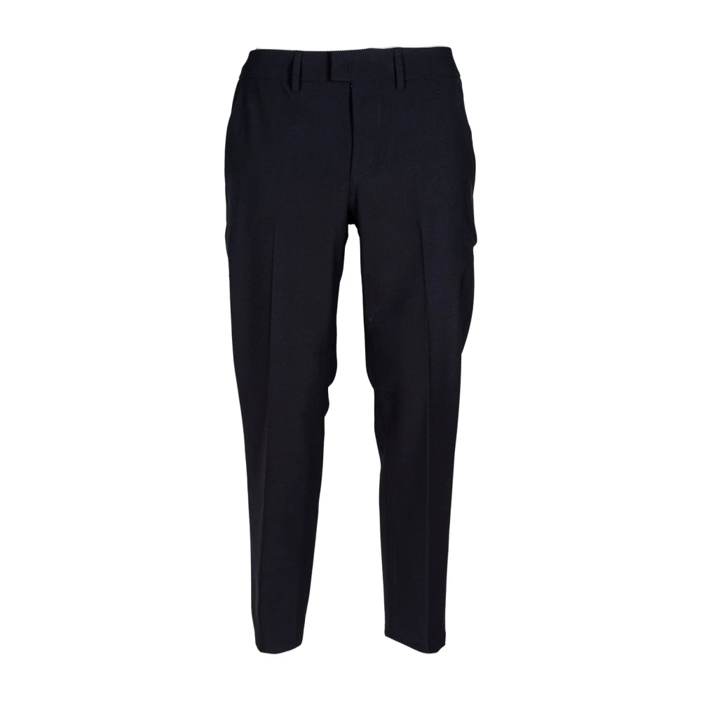 Dondup Klassieke Chino Broek Regular Fit Enkel Lengte Black Heren