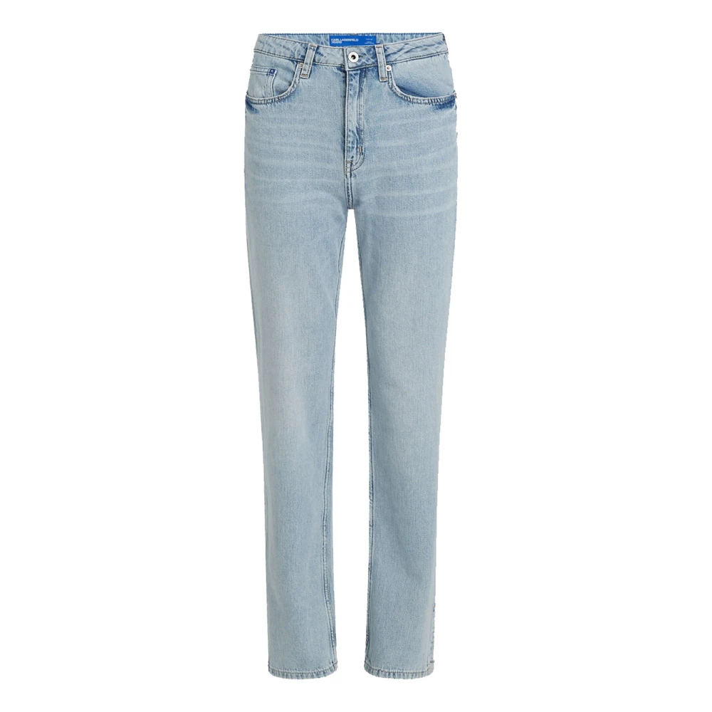 Karl Lagerfeld Women's Blue Straight Jeans - Straight Fit Jeans - W30 L32 - Jeans