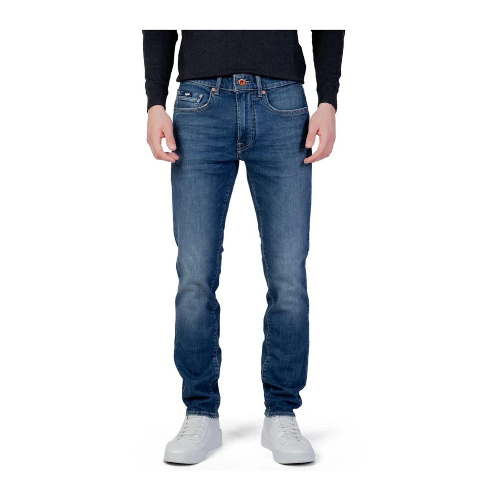 GAS Slim Fit Katoenen Jeans met Elastaan Blue Heren
