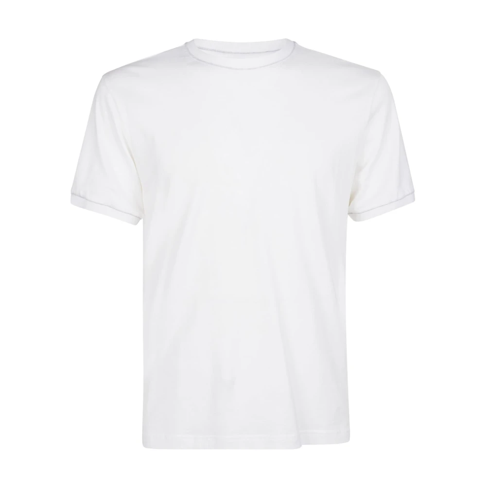Eleventy Men's White T-Shirts, 3XL, Jersey Cotton Crewneck T-Shirt