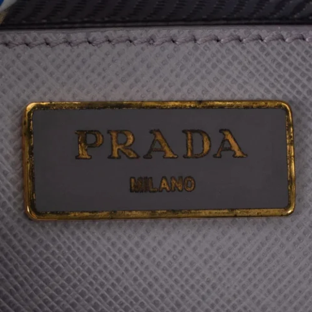 Prada Vintage Pre-owned Leather prada-bags Purple Dames
