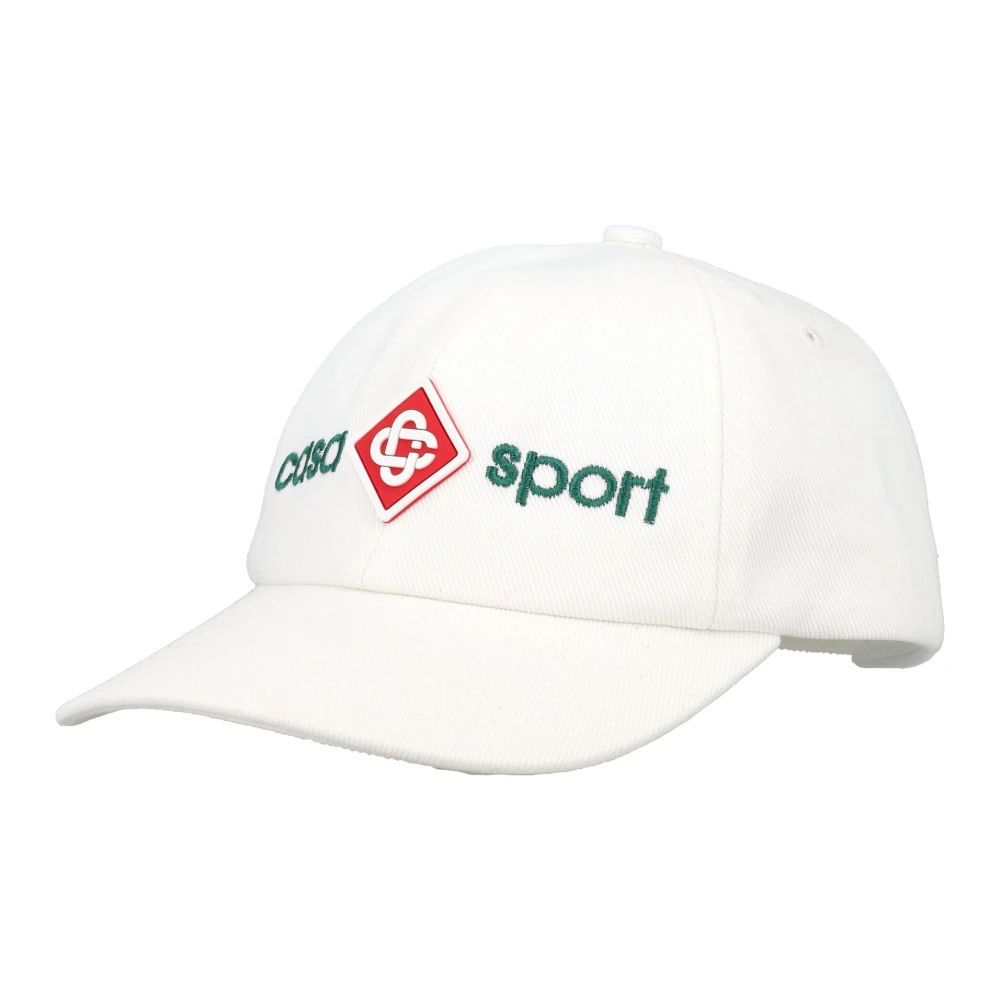 Casablanca Casa Sport Logo Cap White Heren
