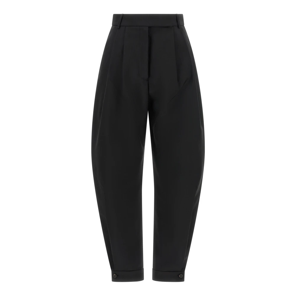 Róhe Black Tailored Trousers - Female - Tapered Trousers - Xs - Trousers