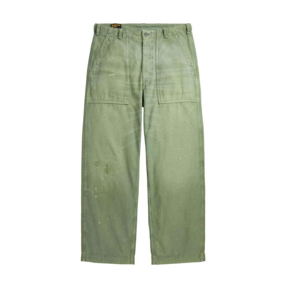 Ralph Lauren Straight Trousers Green Heren