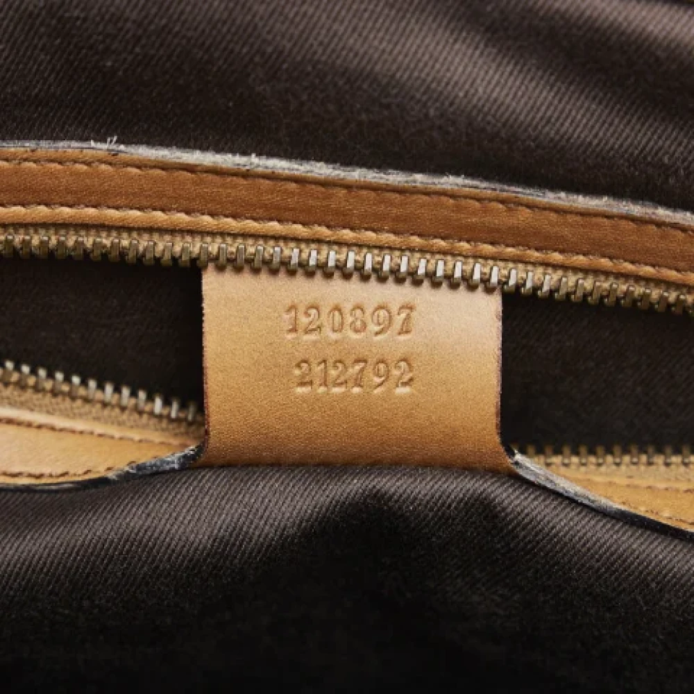 Gucci Vintage Pre-owned Suede handbags Beige Dames