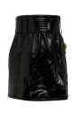 black-belted-leather-miniskirt
