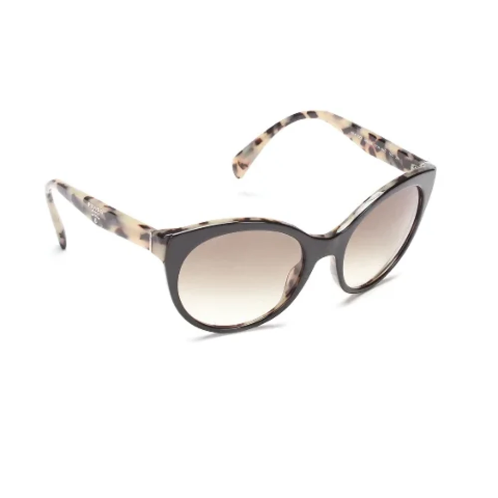 Prada Vintage Pre-owned Fabric sunglasses Black Dames