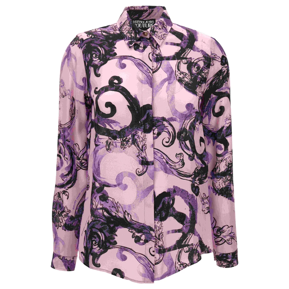 Versace Jeans Couture Overhemden Purple Dames