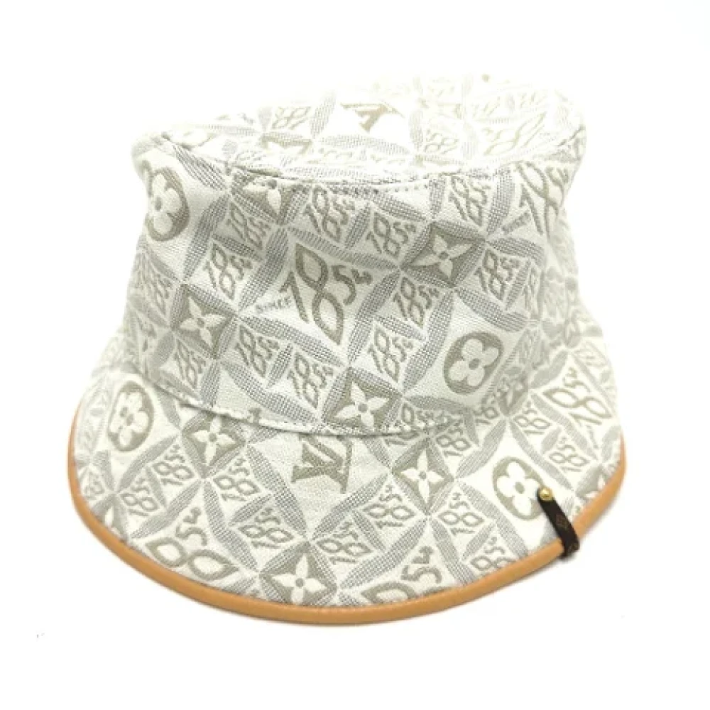 Louis Vuitton Vintage Pre-owned Cotton hats Beige Dames