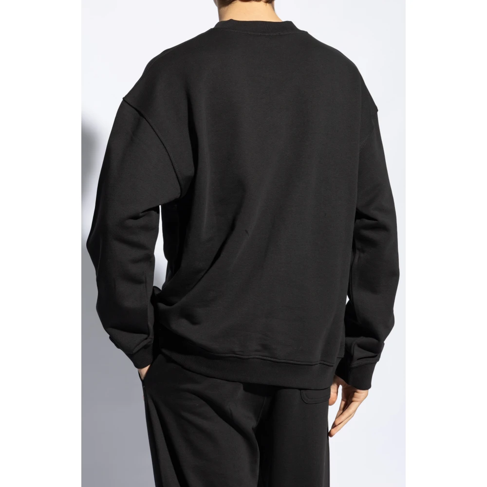 Diesel Sweatshirt met S-Boxt-D logo Black Heren