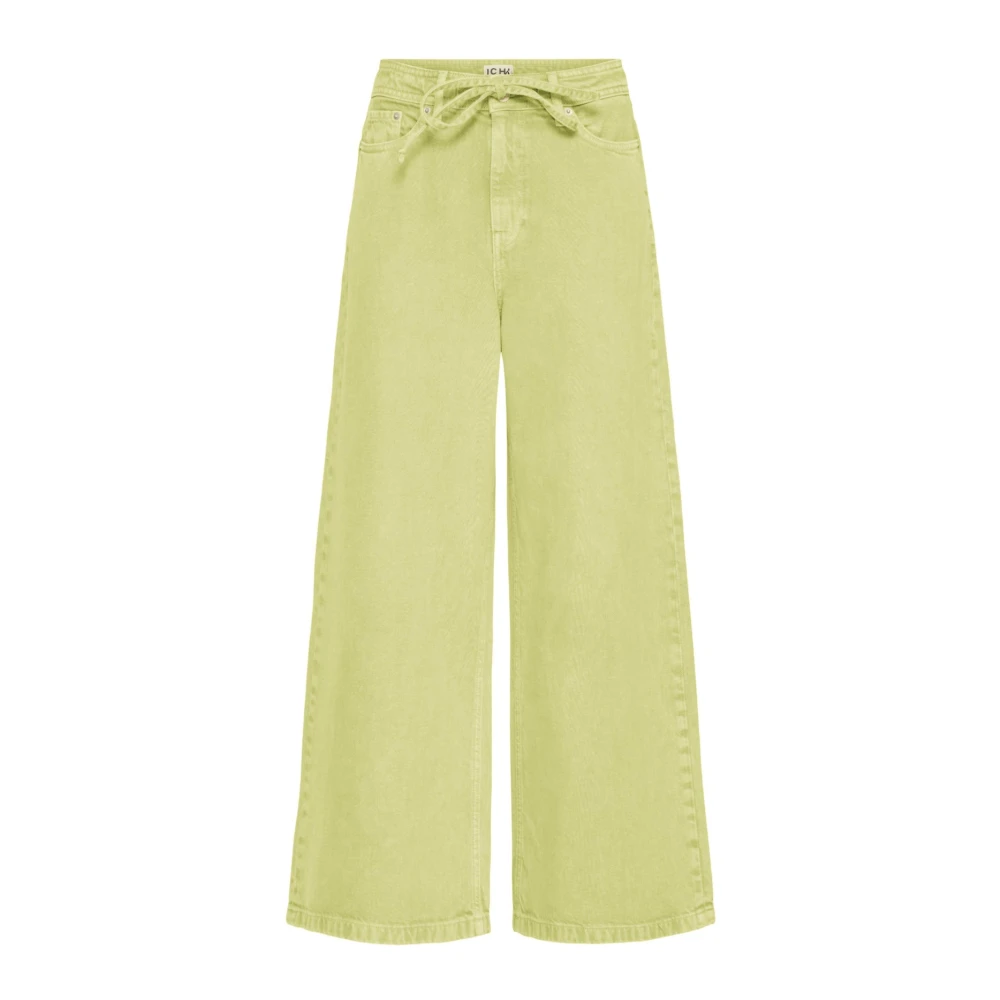 Ichi Donna Verde Pantaloni, W30 L32, New,