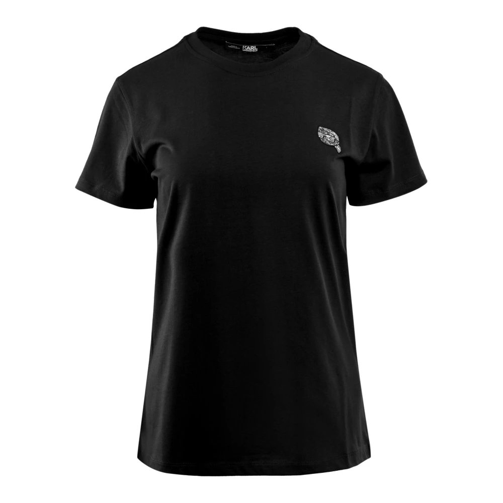 Karl Lagerfeld Iconisch Dames T-shirt 2.0 Black Dames