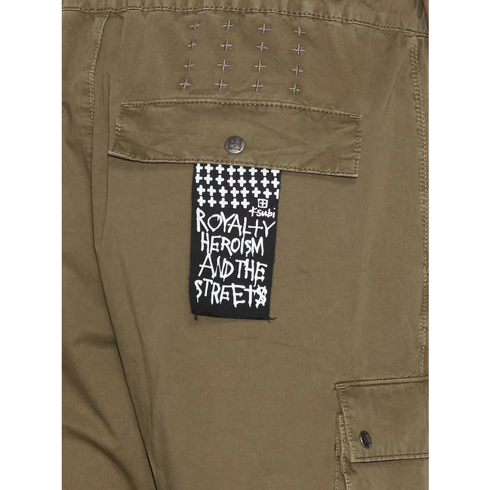 Ksubi Groene Cargo Broek Twill Olijf Green Heren