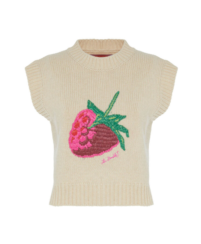 raffia-raspberry-cropped-vest