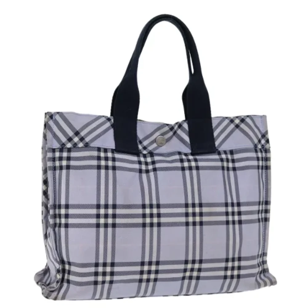 Burberry Vintage Pre-owned Nylon handbags Blue Dames