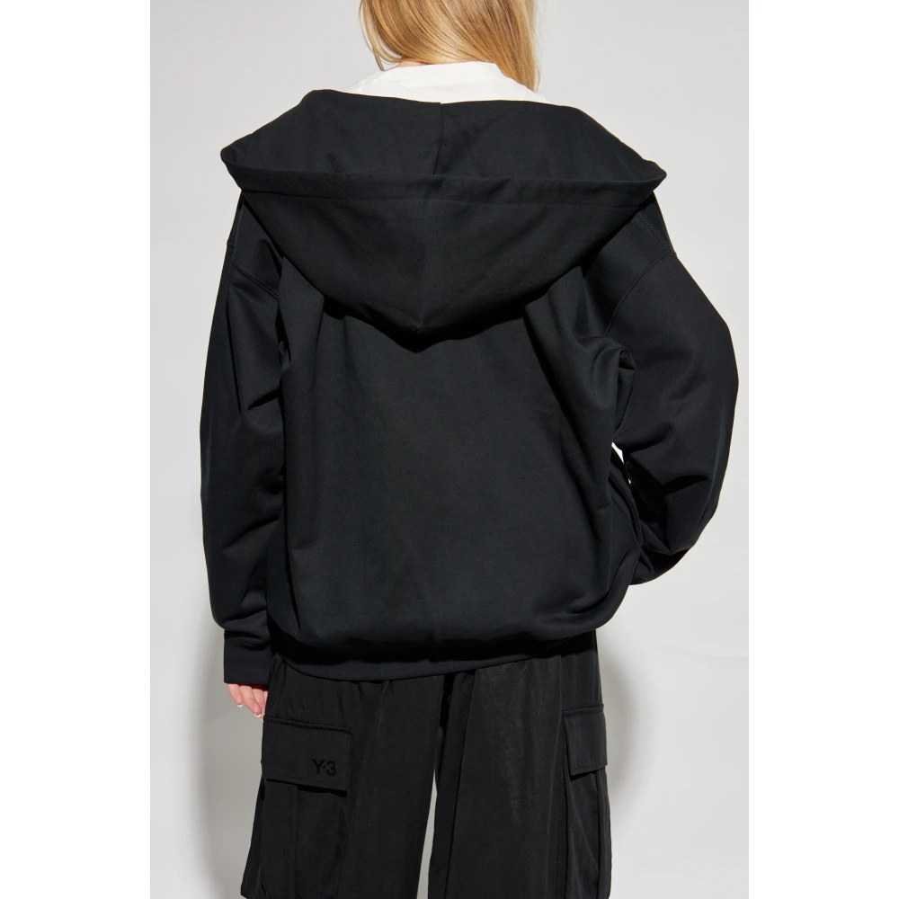 Y-3 Ritssluiting sweatshirt Black Heren