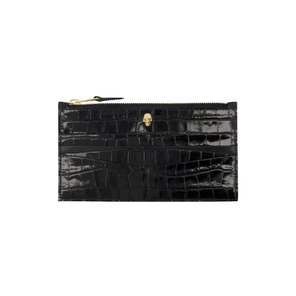 Alexander mcqueen Leather wallets Black Dames