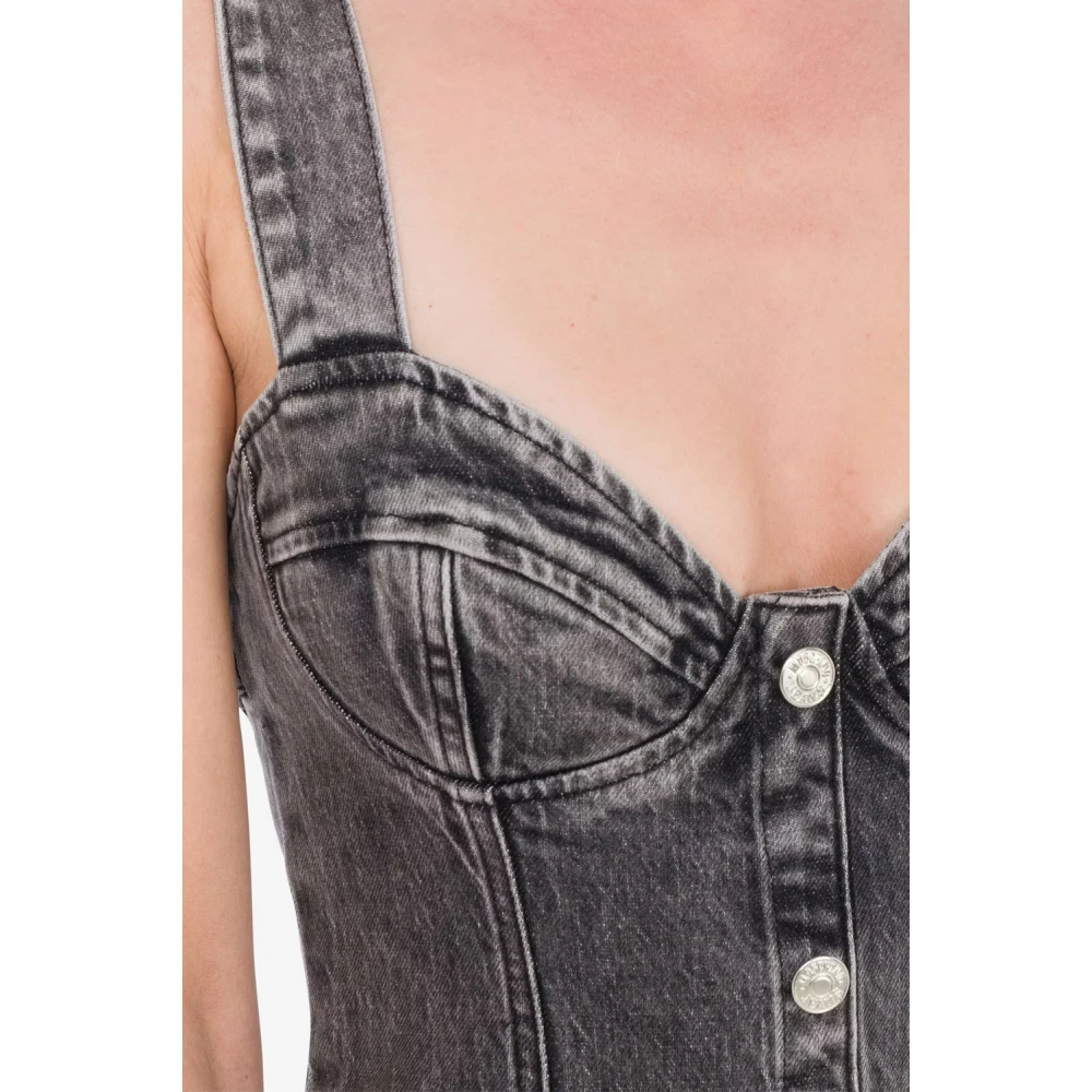 Moschino Grijze Jurken voor Vrouwen Gray Dames