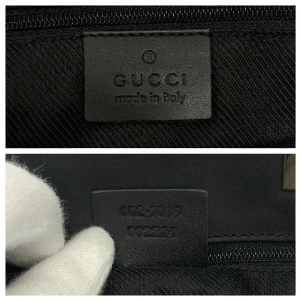Gucci Vintage Pre-owned Canvas totes Black Dames