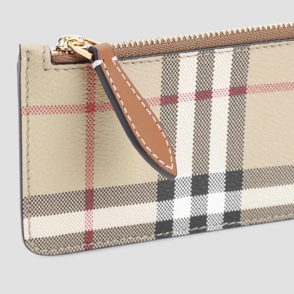Burberry Archief Beige Ritskaarthouder Beige Dames