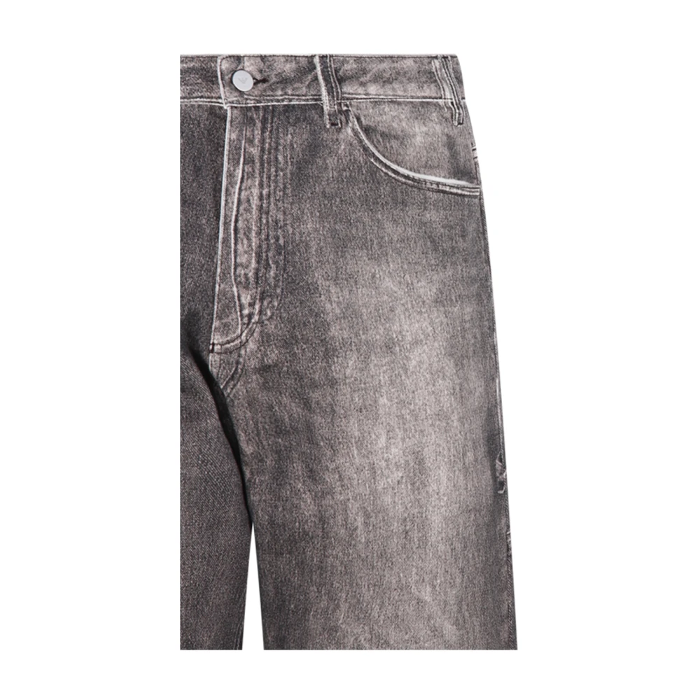 Emporio Armani Diagonaal Bruine Zakbroek Gray Heren