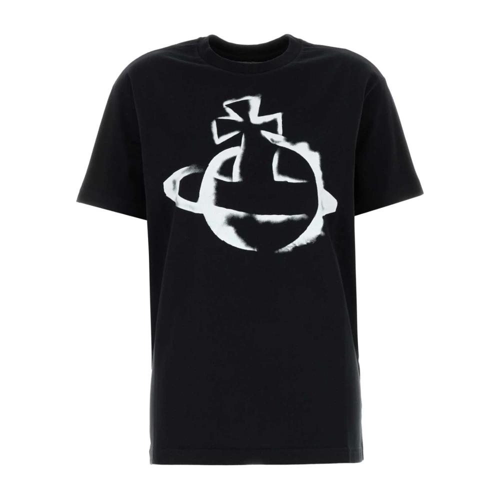 Vivienne Westwood Oversized Zwart Katoenen T-shirt Black