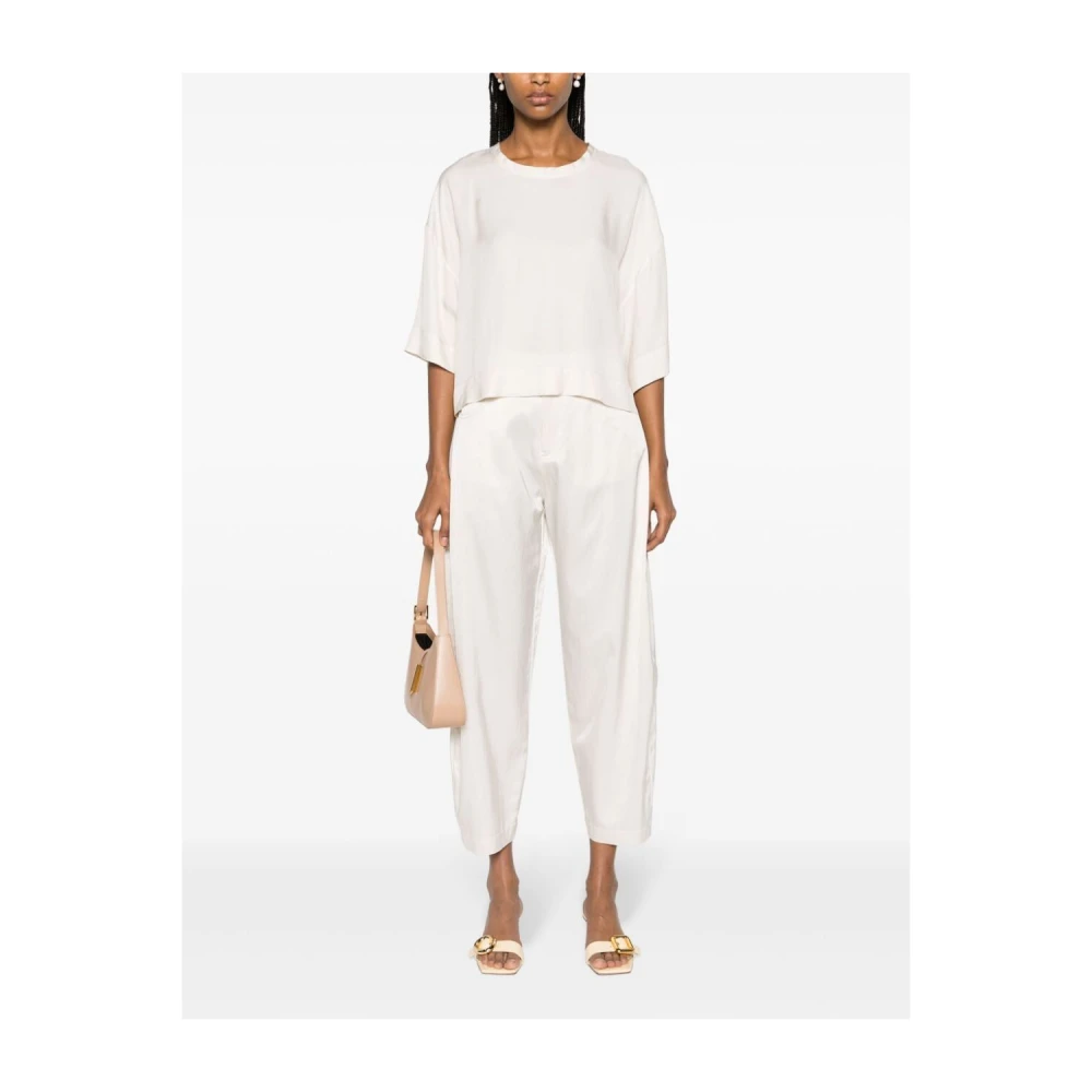 pinko Roze & Paarse Abstracte Pollock Kunst Beige Dames