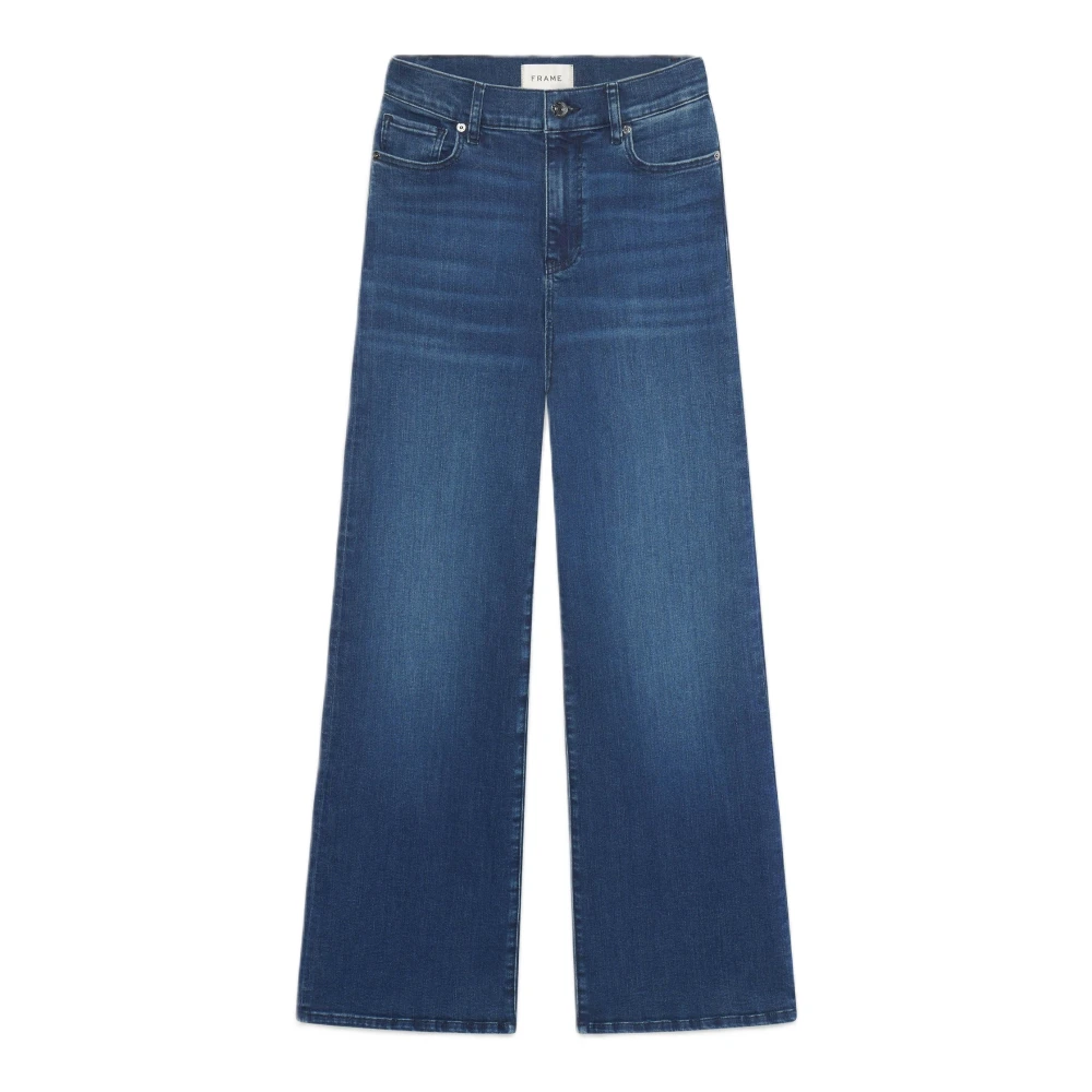 Frame Blue Slim Palazzo Long Jeans - Female - Wide Jeans - W29 - Jeans