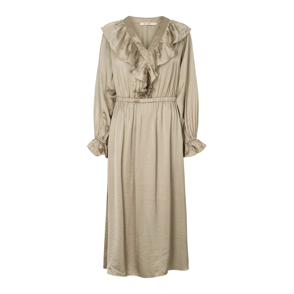 RUE de Femme Bohemia Jurk met Romantische Details Beige Dames