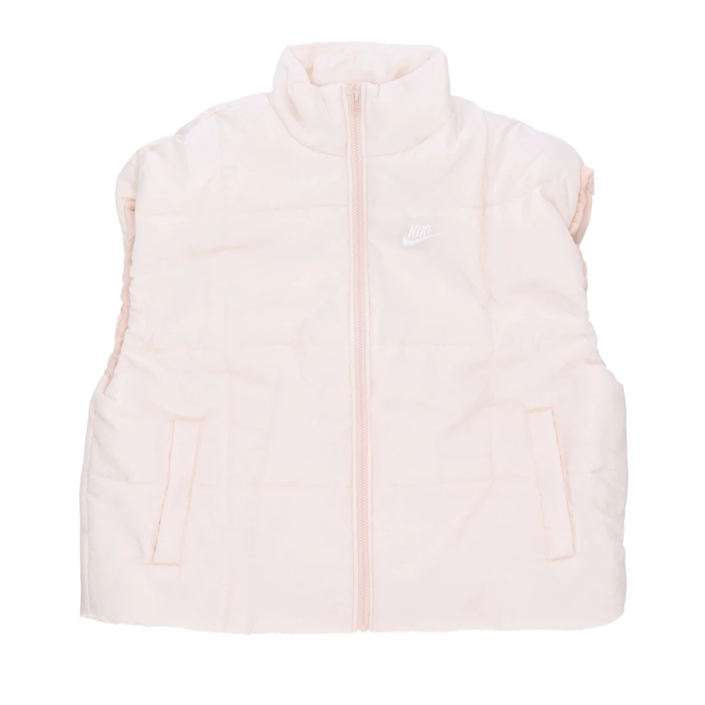 Nike Thermic Classic Vest Sleeveless Down Jacket Pink, Dam