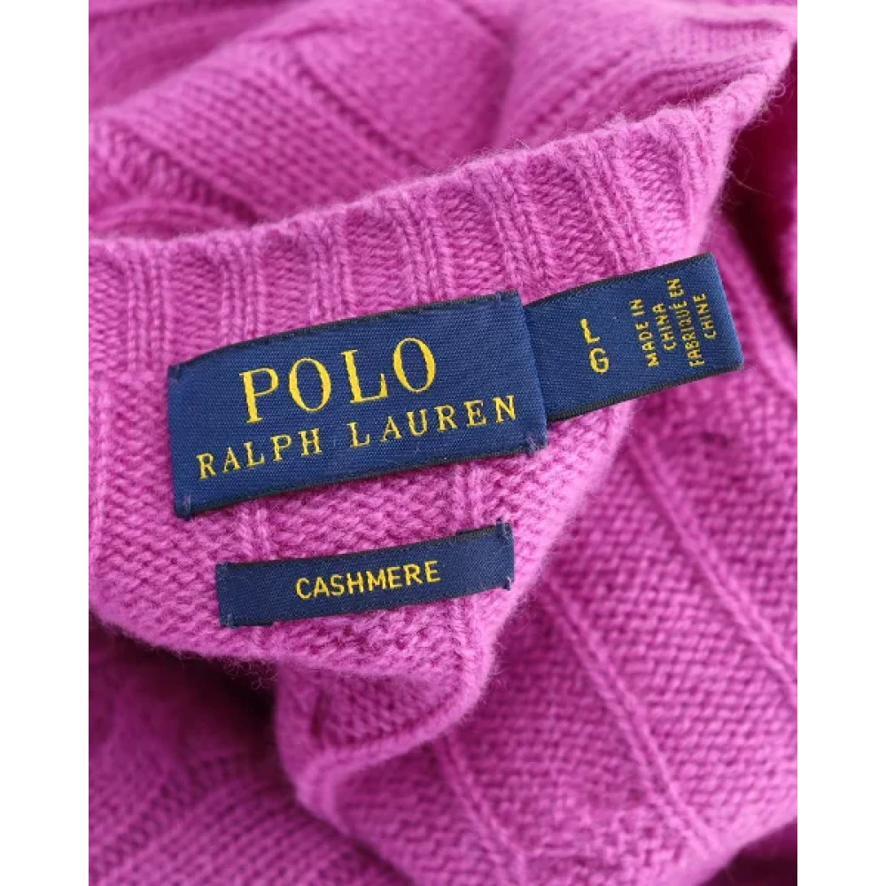 Ralph Lauren Pre-owned Cashmere tops Purple Dames