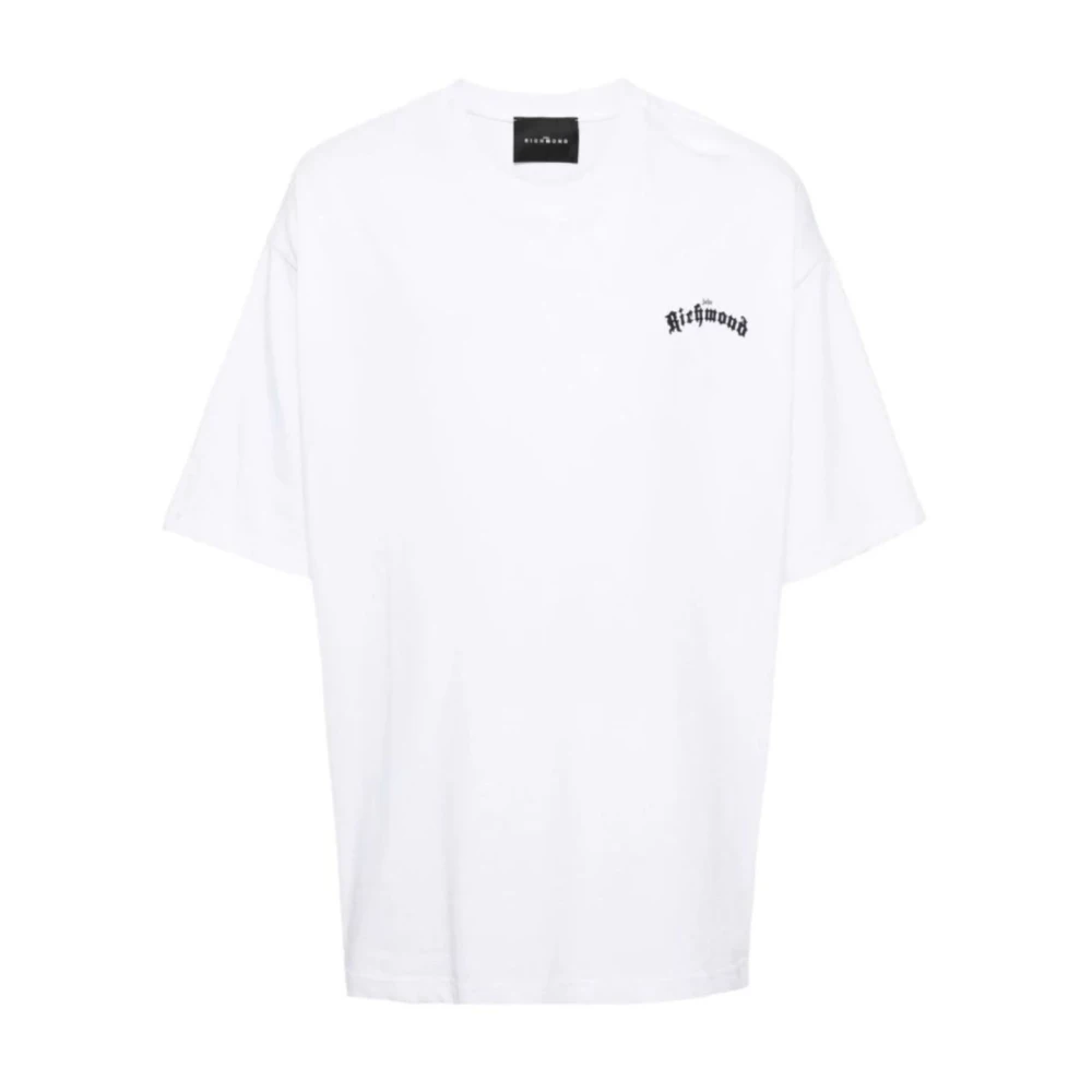 John Richmond Herr Casual T-shirt White, Herr