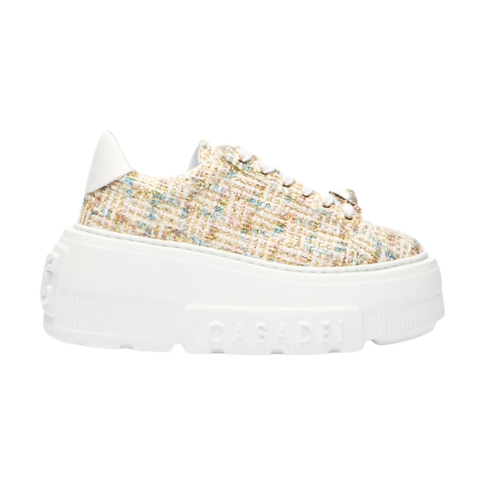 Casadei Nexus Boucle + Perla Sneakers Dames Schoenen Veelkleurig Multicolor