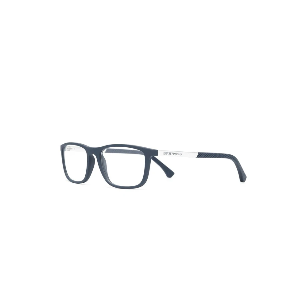 Emporio Armani Men's Blue Glasses, 55 Mm, Optical Frame