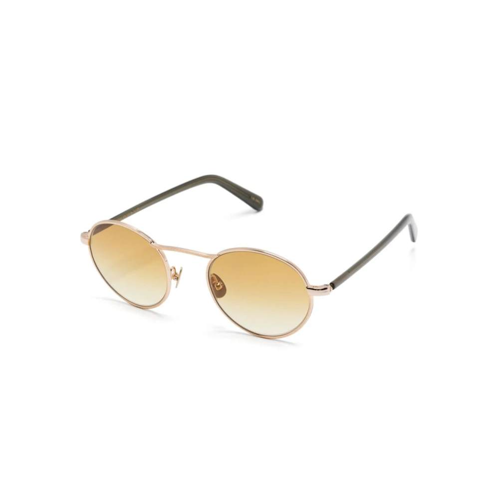 Moscot Unisex Yellow Kanaka Sun Gold Dark Green Sunglasses - Sunglasses - 49 Mm - Accessories