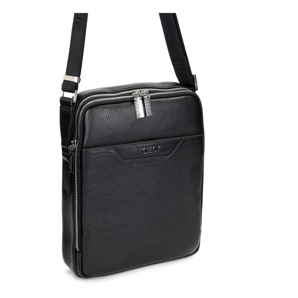Kazar Zwarte tas voor mannen Black Heren