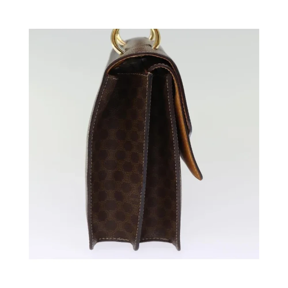 Celine Vintage Pre-owned Leather handbags Brown Dames