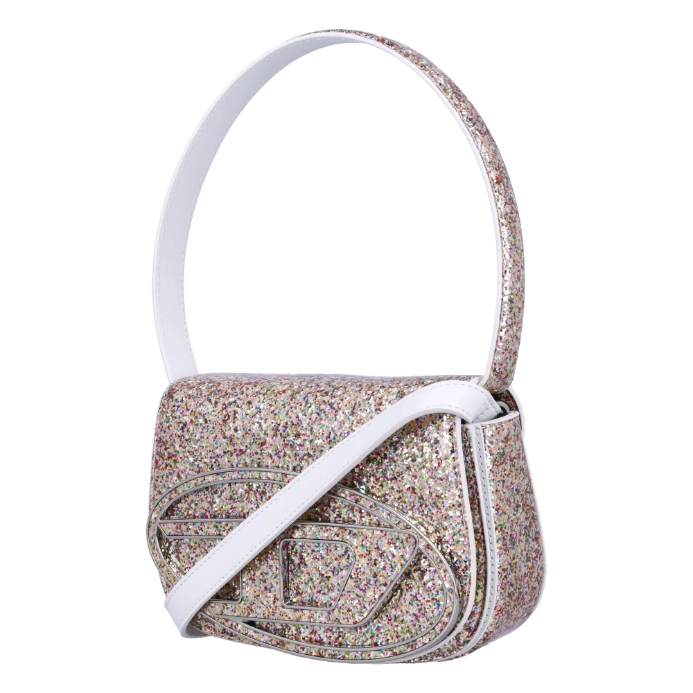 Diesel Glitter Handtas Mix Aw24 Brown Dames