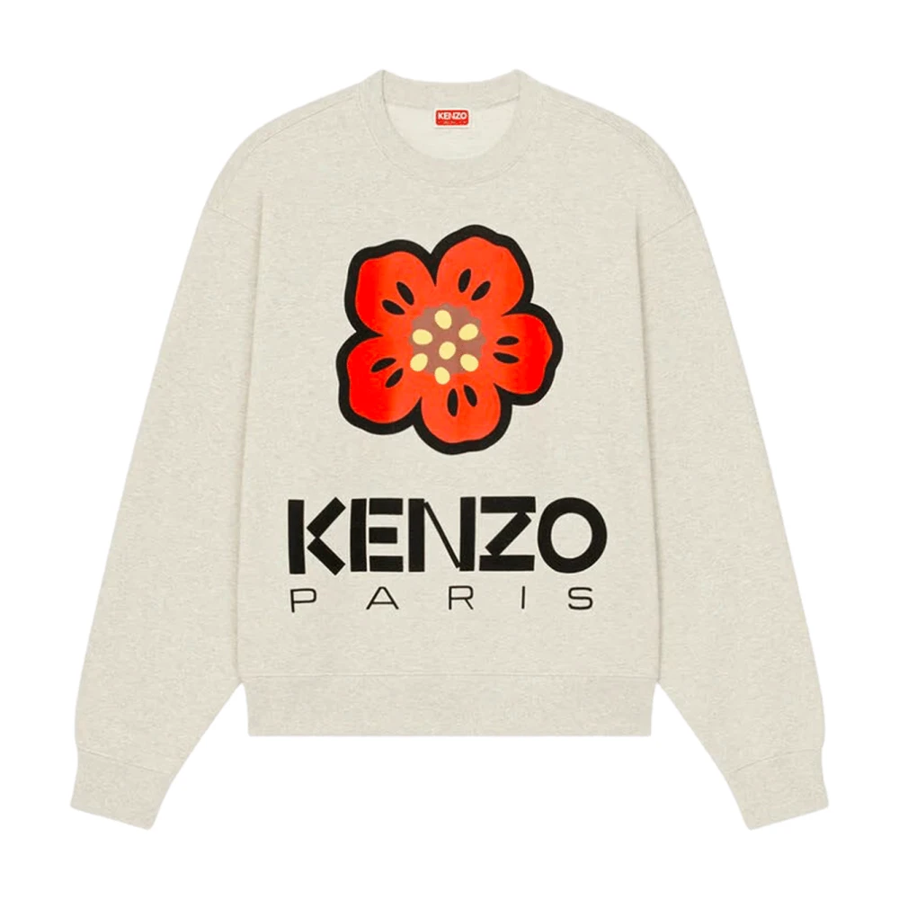 Kenzo Sweatshirt Boke Flower Lichtgrijs L Beige Heren